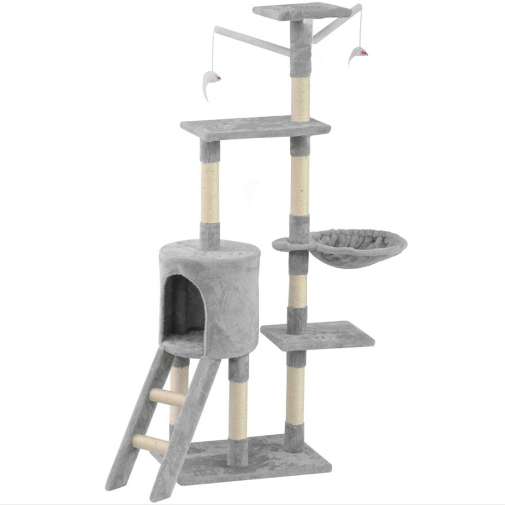 Cat Tree Activity Centre Scratching Climbing Post Pet Kitten Play Toy