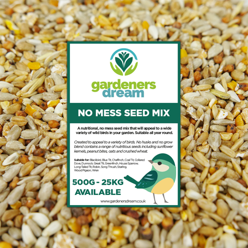 GardenersDream No Mess Seed Mix (7.5kg)