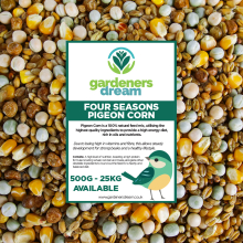 GardenersDream Four Seasons Pigeon Corn - Premium 5kg High-Protein Seed Mix for Pigeons