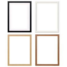 (50x75 cm, White) A1 A2 A3 A4 A5 Picture Frame Photo Frame Poster Frames Black, White, Oak and Walnut