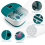 Costway Folding Foot Bath Massage Bubble Foot Spa Basin with Medicine Box Remote Control 8