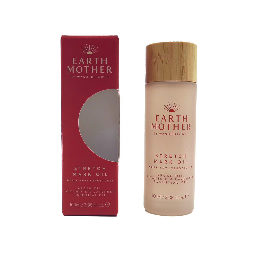 Wanderflower Stretch Mark Oil Pregnancy Essential Gift Baby Shower Vegan Essential
