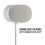 SANUS WSSE3A2 White Pair Height-Adjustable Speaker Stands for Sonos Era 300 6