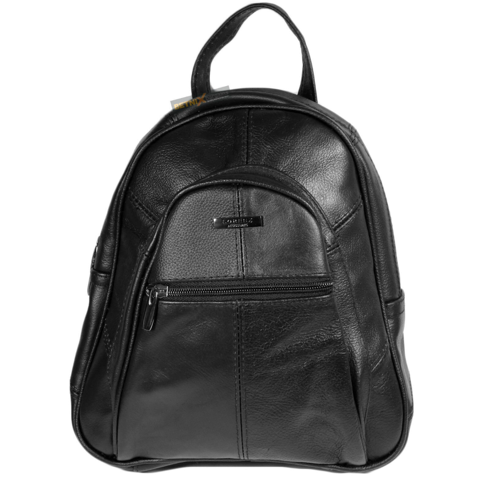 New Woman Girls Cowhide Leather Large Light Weight Shoulder Backpack Rucksack