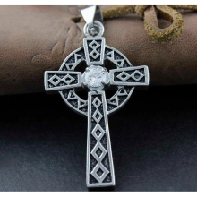 316L Stainless Steel Mens Charm Vintage Cross Pendant