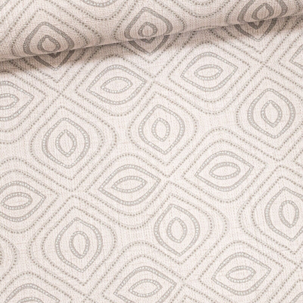 3 Light Grey Silver Wallpaper Vinyl Geometric Textured Fork Weaving Effect Retro - Image 3