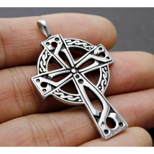 316L Stainless Steel Vintage Cross Charm Pendant