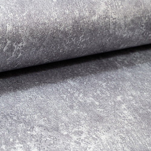 Muriva Silver Grey Metallic Wallpaper Plain Shiny Modern Glitter Textured Marble Effect 1