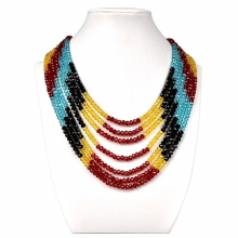 4.4mm*6.8mm Multilayer Colorful Glass Crystal Diy Necklace 17-25inch Bracelet 7.5inch and 1inch Earrings Making H211