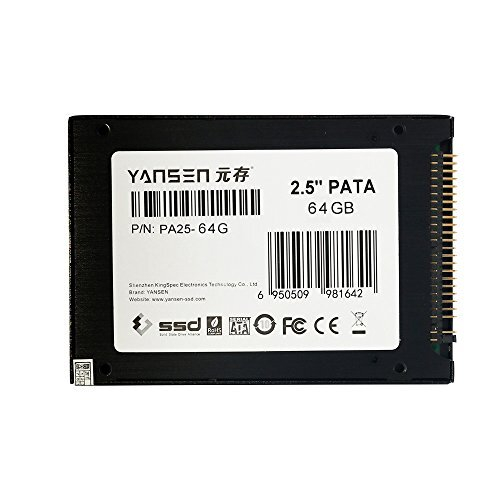KingSpec 64 GB 2,5 Zoll PATA/IDE SSD MLC Flash SM2236 Controller Interne Solid-State-Disk 2
