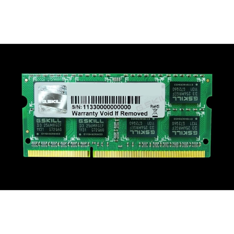 G.Skill F3-10666CL9S-4GBSQ 4GB 204-Pin DDR3 SO-DIMM DDR3 1333 (PC3 10600) Laptop Memory