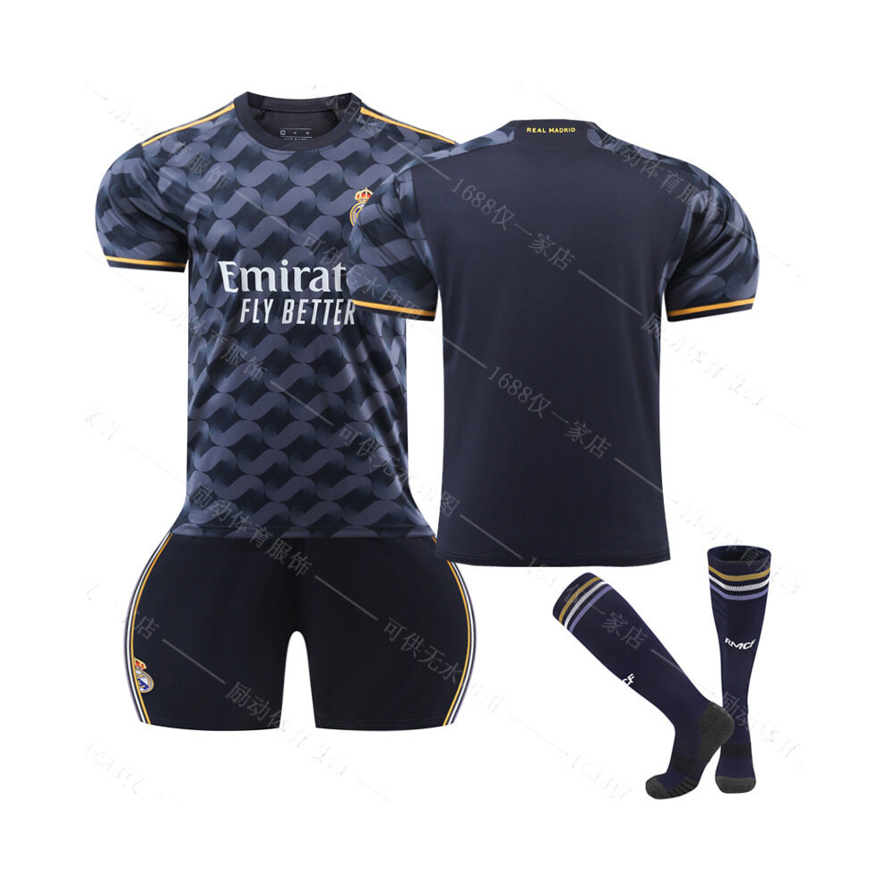 (20(120cm)) 23/24 New Real Madrid Away Football Training Shirt Kits