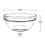 Glass Dip Bowls Dessert Appetizer Sauce Small Stacking 240ml x5 8