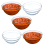 Glass Dip Bowls Dessert Appetizer Sauce Small Stacking 240ml x5 1