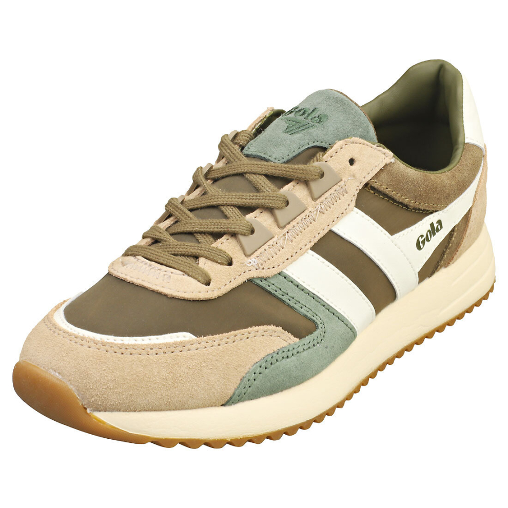 (6) Gola Chicago Womens Fashion Trainers in Khaki