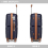 (Navy, K2392L CM 20/24/28 suitcase set) British Traveller Hard Shell Suitcase 3