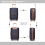 (Navy, K2392L NY 28 SUITCASE) British Traveller Hard Shell Suitcase 10