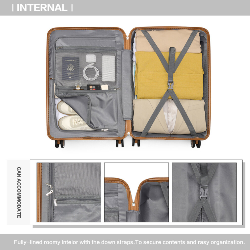 28inch British Traveller Luxury Luggage Hard Shell Suitcase 2