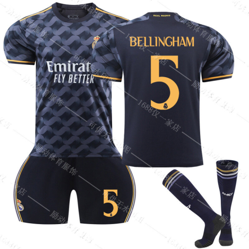 (20(120cm)) 23/24 New Real Madrid Away Football Training Shirt Kits (No ...