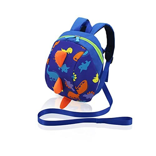 Cosyres Toddler Dinosaur Baby Backpack with Reins, Kids Bag Safety
