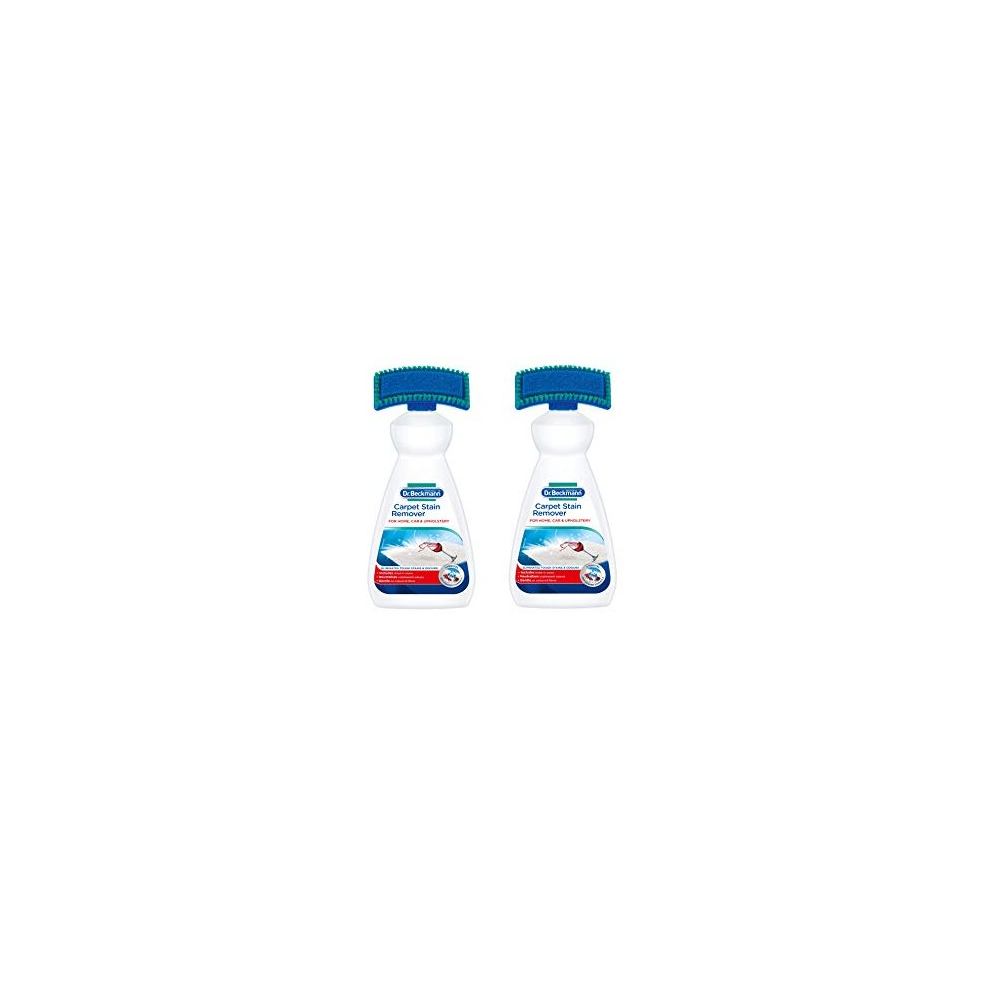 Dr. Beckmann Carpet Stain Remover | Removes even stubborn stains and odours | includes applicator brush (2x 650 ml)