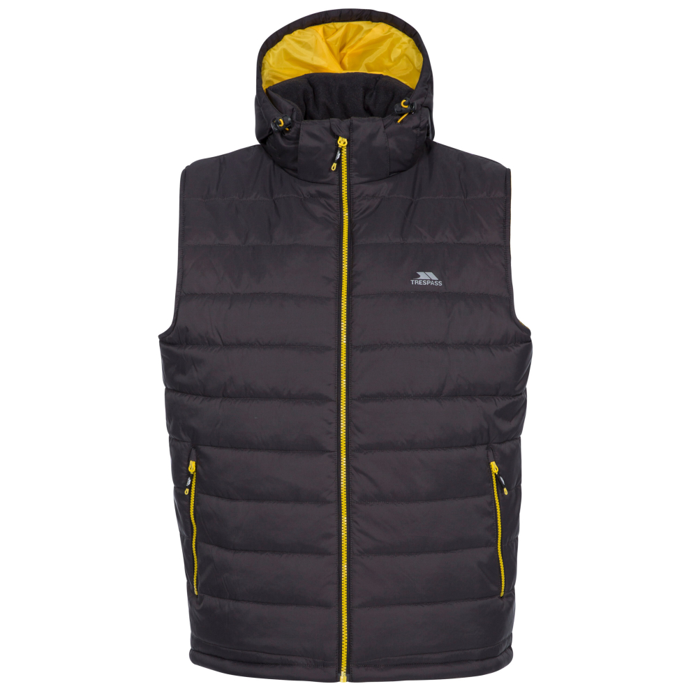 (XL, Dark Grey) Trespass Mens Padded Gilet Bodywarmer Franklyn