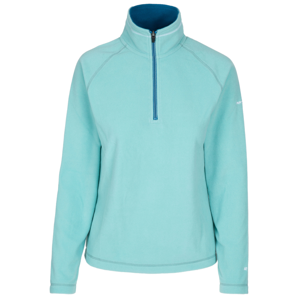 (12, Aquamarine) Trespass Womens Fleece Jacket With 1/2 Zip Skylar