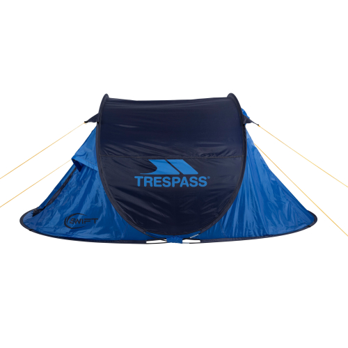 Trespass (One Size, Blue) Trespass Waterproof 2 Man Pop Up Tent Swift2 1