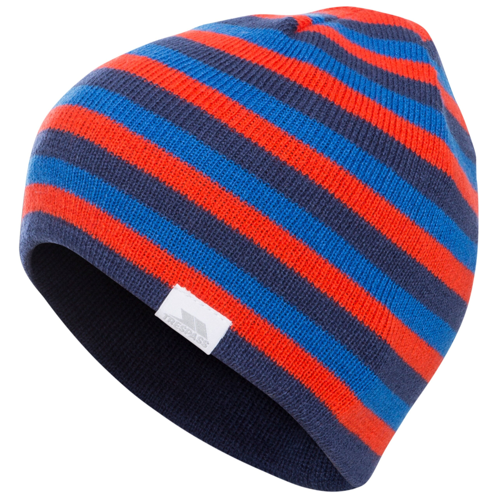 (2/4, Twilight) Trespass Kids' Reversible Beanie Hat Reagan