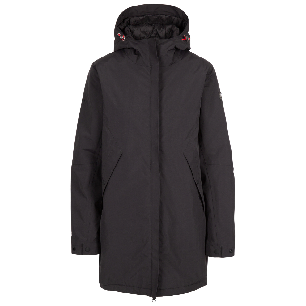 (14, Black) Trespass Womens Waterproof Jacket Overcast