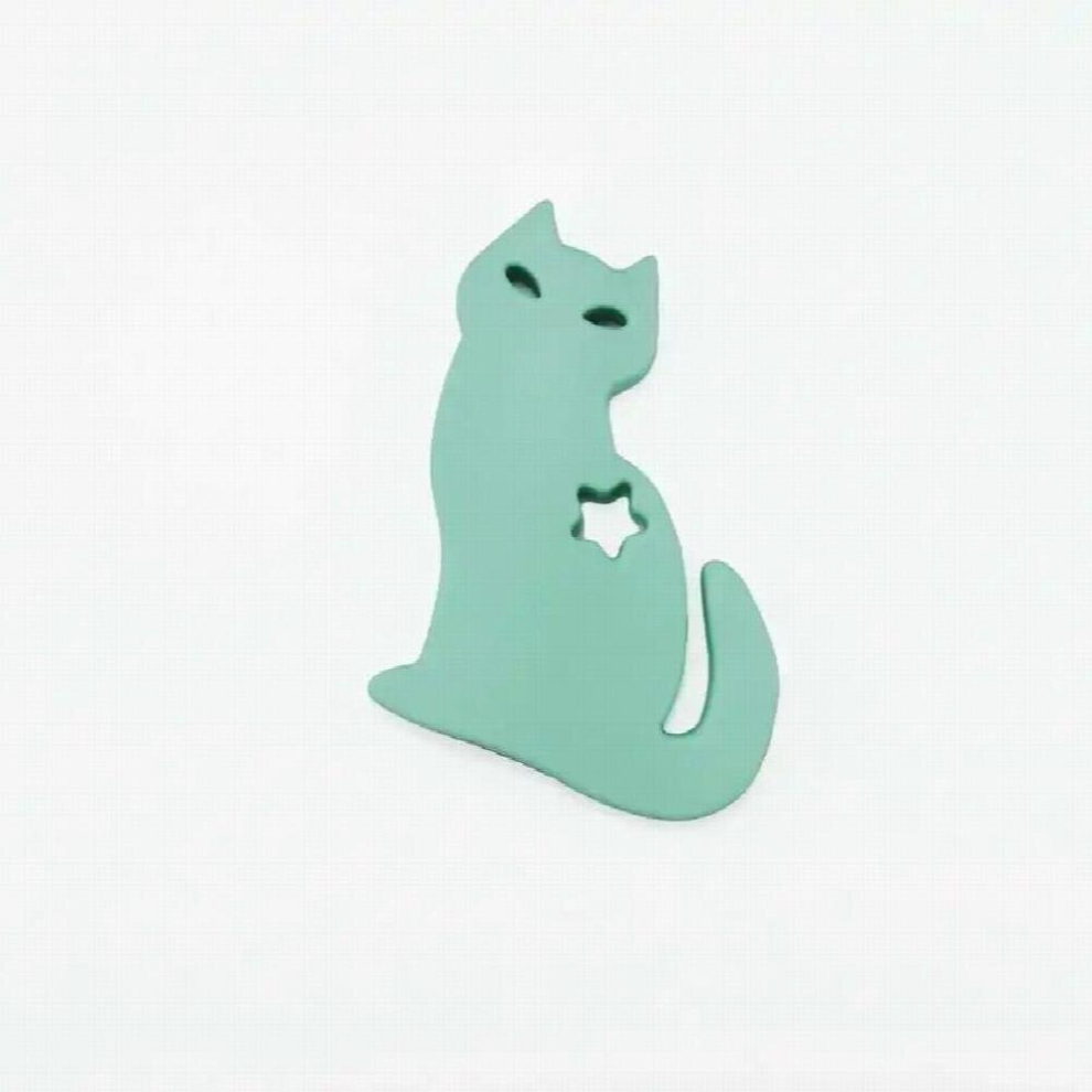 5pc BPA Silicone Cat Teether For DIY Charm Crafts Necklace Pendants Baby Pacifier Dummy Teetheing