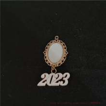 sublimation blank graduation Colored charms hot transfer printing consumables 30pieces/lot