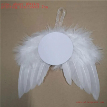 sublimation wings aluminium christmas ornament blank consumables supplies 25pcs/lot