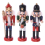 (Red / Green / Blue) Christmas Nutcracker Soldier 3 Wooden Nut Cracker 2