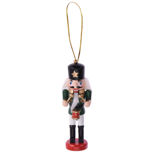 (Red / Green / Blue) Christmas Nutcracker Soldier 3 Wooden Nut Cracker 2