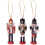 (Red / Green / Blue) Christmas Nutcracker Soldier 3 Wooden Nut Cracker 1