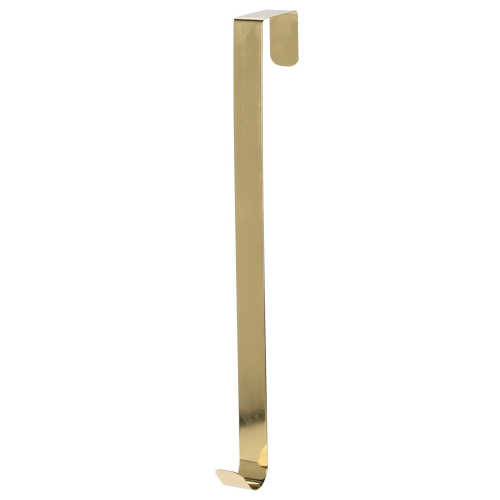 (Gold) Christmas Wreath Hanger Over Xmas Metal Hook