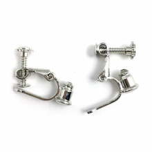 10pcs/Lot Screw Ear Clip Converter DIY Clip on Earring Converters Turn Any Studs Into A Clip-On Earrings Findings JF52