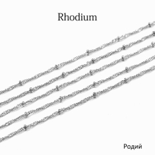 5m/lot Copper Width 1.8mm Ball Chain Necklace Bead Chain For DIY Anklet Jewelry Making Accessories Supplies