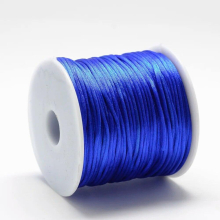 25 Colors 70m/roll 1mm Nylon Cord Thread Chinese Knotting Macrame Satin Cord Bracelet Braided String DIY Beading Jewelry Making