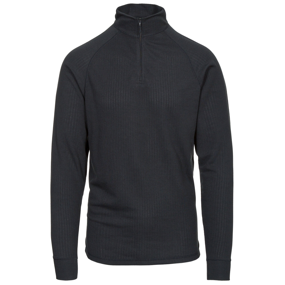 (XXL, Black) Trespass Wise360 Long Sleeve Baselayer Top