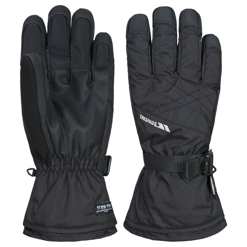 (L, Black) Trespass Mens Ski Gloves Reunited II