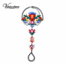Vodeshanliwen women Ankle Bracelet Wedding Barefoot Sandals Beach Foot Jewelry Sexy Leg Chain Female Boho Crystal Anklet