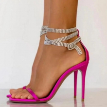 Multilayer Crystal Anklet Bracelets Leg Chain Women High Heel Anklets for Party Body Jewelry Accessories