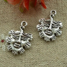 180 pieces tibetan silver man charms 21x15mm #2933