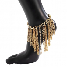 Chain Anklet for Women Vintage Tassels Ankle Bracelets High Heels Decoration Sandals Summer Wedding Party Jewelry Gift