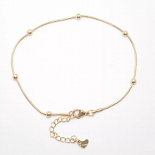 Stainless Steel Anklet For Women Round Chain Anklet Leg Bracelets on the leg Jewelry Women Accessories, 1 Piece
