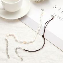 2PCS Natural Shell Anklet Charming Ankle Bracelet Summer Beach Foot Chain for Women Girls Jewelry Accessories
