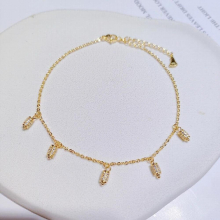 Cylindrical Pendant Anklet Foot Chain Summer Yoga Beach Leg Bracelet Charm Anklets Jewelry Gift
