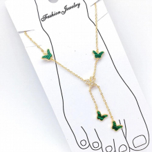 Butterfly Pendant Anklets Foot Chain for women Summer tassel Beach Leg Bracelet Anklet